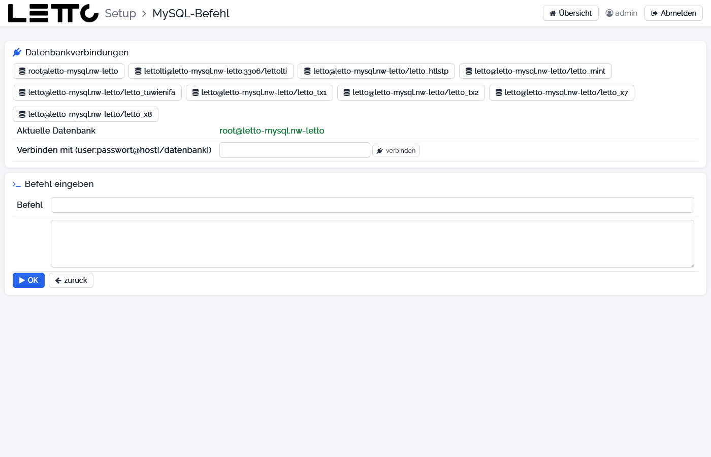 MySQL-Befehl