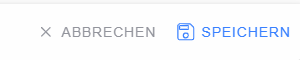 Aktionen in der Fußleiste