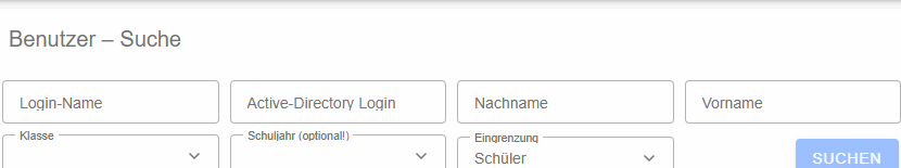 Benutzersuche