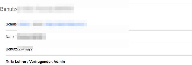 Benutzerinformationen